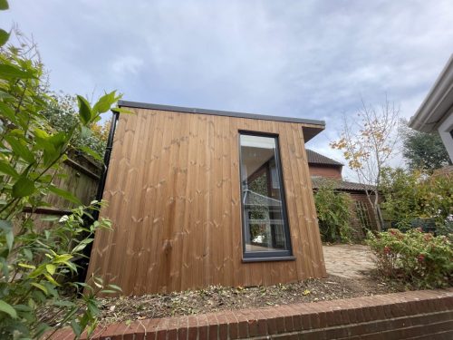 Panama yoga studio with French doors  sidelights, full casement window, Steyning