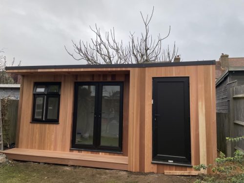 Garden office with storage shed, Hove