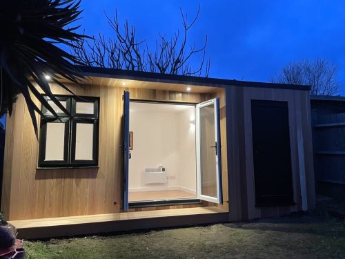 Garden office with storage shed, Hove