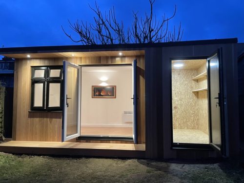 Garden office with storage shed, Hove