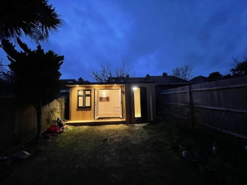 Garden office with storage shed, Hove